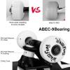 imageWhiteFang Skateboards for Beginners Complete Skateboard 31 x 788 7 Layer Canadian Maple Double Kick Concave Standard and Tricks Skateboards for Kids and BeginnersLighting