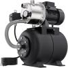 imageAquastrong 16 HP Portable Shallow Well Pump Garden 1320 GPH 115V Stainless Steel Sprinkler Water Transfer Draining Irrigation Pump for Lawn or Garden16 Hp With Tanknsf