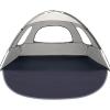 imageWhiteFang Beach Tent AntiUV Portable Sun Shade Shelter for 3468 Person Extendable Floor with 3 Ventilating Mesh Windows Plus Carrying Bag Stakes and Guy LinesBabys Breath