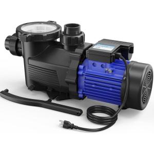 imageAQUASTRONG InAbove Ground Pool Pump High Flow Dual Speed 2HP 5186 GPH 115V15hp