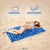 imageShibumi Luxe Towel Relax on Repeat 35quot x 68quot Oversized and Lightweight Beach Towel Extra Soft Velour Front and Absorbent Terry Back 100 Cotton ampamp Machine Washable