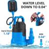 imageFOTING 2025 Upgraded Automatic Sump pump 4900GPH 12HP Submersible Water Pump with Float Switch  Removes Water Down to 004quot Sealed Utility Pump for Pond Pool Draining Basement with 10ft Cord12 HP 4900 GPH with Float Switch