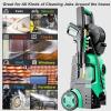 imageAdjustable Touch Screen 8 Level 4 Quick Connect NozzlesInlet HoseampampFilterampampFoam Cannon for CarsFencesDriveways