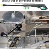 imageFOTING Power Pressure Washer with 4 Quick Connect NozzlesInlet Hose ampamp Filter Foam Cannon for CarsFencesDrivewaysPatiosHome CleaningGreenNavy Blue