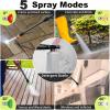 imageFOTING Power Pressure Washer with 4 Quick Connect NozzlesInlet Hose ampamp Filter Foam Cannon for CarsFencesDrivewaysPatiosHome CleaningGreenRed