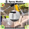 imagePressure Washer with Adjustable Touch Screen 8 Level 4 Quick Connect NozzlesInlet HoseampampFilterampampFoam Cannon for CarsFencesDrivewaysHome CleaningYellow