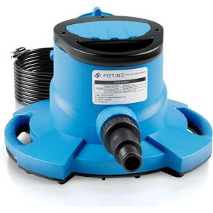 imageFOTING 13 HP Automatic Swimming Pool Cover Pump2250 GPH Submersible Water Pump Water Removal with 34 Check Valve Adapter ampamp 25ft Power Cord Drainage for Ponds Rooftops Water Beds13 HP 2250 GPH