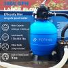 image13quot Sand Filter Pump for Above Ground Pool with Timer 1 HP 3800GPH Swimming Pumps System ampamp Filters for Pools Up to 13000GAL 6Way Valve3800GPH13in