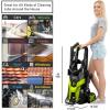 image2025Upgraded Pressure Washer 4300PSI with 4 Quick Connect Nozzles Inlet Hose ampamp Filterampamp Foam Cannon for CarsFencesDrivewaysHome Cleaning GreenGreen