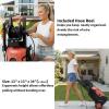 image2025Upgraded Pressure Washer 5000PSI with Adj8Level Touch Screen 34quot Tall Power Washer 4 Quick Connect Nozzles Inlet HoseampampFilterampamp500mlFoam Cannon for CarsFencesDrivewaysHome Cleaning BlueRed