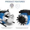 imageFOTING 16HP Shallow Well Pump 1600GPH Jet Pumps Garden Pump 147FT Portable 115V Water Transfer Household Draining Irrigation Pumps Stainless Steel for Garden Lawn Farm16HP Well Pump