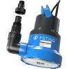 image2025 FOTING Portable Sump Pump Water Pump 1215GPH14HP25ft Power Cord for Garden PondBasement Pool Drainage and Hot TubThermoplastic Submersible Pump Lowest Sucking Level 15inch12 HP 2450 GPH