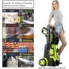 image2025Upgraded Pressure Washer 5000PSI with Adjustable Touch Screen 8 Level 34quot Tall 4 Quick Connect NozzlesInlet HoseampampFilterampamp500mlFoam Cannon for CarsFencesDrivewaysHome CleaningYellowYellow