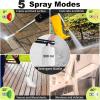 image2025Upgraded Pressure Washer 5000PSI with Adjustable Touch Screen 8 Level 34quot Tall 4 Quick Connect NozzlesInlet HoseampampFilterampamp500mlFoam Cannon for CarsFencesDrivewaysHome CleaningYellowRed