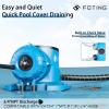 imageFOTING 13 HP Automatic Swimming Pool Cover Pump2240 GPH Submersible Water Pump Water Removal with 34 Check Valve Adapter ampamp 25ft Power Cord Drainage for Ponds Rooftops Water Beds13 HP 2250 GPH