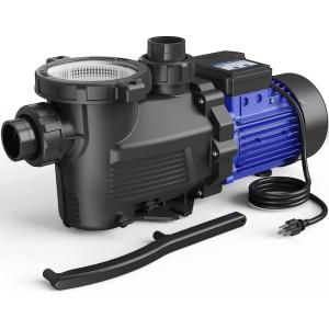 imageAQUASTRONG 2 HP InAbove Ground Single Speed Pool Pump 115V 8917GPH