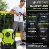 image2025New Pressure Power Washer 5000PSI with Adjustable Touch Screen 8 Level 4 Quick Connect NozzlesInlet HoseampampFilterampampFoam Cannon for CarsFencesDrivewaysHome Cleaning5000PSI