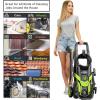 image2025New Pressure Power Washer 5000PSI with Adjustable Touch Screen 8 Level 4 Quick Connect NozzlesInlet HoseampampFilterampampFoam Cannon for CarsFencesDrivewaysHome Cleaning4300PSI