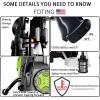 image:image2026NEW Pressure Power Washer 4500PSI with 4 Quick Connect Nozzles Inlet Hose amp Filter Foam Cannon for CarsFencesDrivewaysPatiosHome Cleaning169 X 122 X 138
