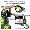 image:image2026Upgraded Pressure Washer 5000PSI with Adjustable Touch Screen 8 Level 34 Tall 4 Quick Connect NozzlesInlet HoseampFilteramp500mlFoam Cannon for CarsFencesDrivewaysHome CleaningRedYellow