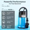 image:imageFOTING Sump Pump 1HP CleanDirty Submersible Water Pump4600GPH Utility Pump Thermoplastic Electric Portable Transfer Water Pump for Swimming Pool Pond Basement with 10ft Power CordAutoAuto