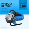 image:imageFOTING Shallow Well Pump Jet Pumps Garden Pump Water Transfer Draining Irrigation Pumps Water Booster Jet Pump Stainless Steel for Home Garden Lawn Farm 15HP wPressure Tank1HP 876GPH