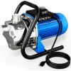 image:imageFOTING Shallow Well Pump Jet Pumps Garden Pump Water Transfer Draining Irrigation Pumps Water Booster Jet Pump Stainless Steel for Home Garden Lawn Farm 15HP wPressure Tank1HP 876GPH