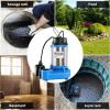 image:imageFOTING Sump Pump Submersible SewageEffluent Pump  Heavy Duty Cast Iron  115V Septic Pump for Sump BasinResidentialSewageBasement 1HP 6000 GPH Sewage Pumps 112 NPT