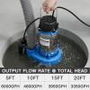 image:imageFOTING Sump Pump Submersible SewageEffluent Pump  Heavy Duty Cast Iron  115V Septic Pump for Sump BasinResidentialSewageBasement 1HP 6000 GPH Sewage Pumps 112 NPT
