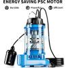 image:imageFOTING Sump Pump Submersible SewageEffluent Pump  Heavy Duty Cast Iron  115V Septic Pump for Sump BasinResidentialSewageBasement 1HP 6000 GPH Sewage Pumps 112 NPT