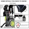 image:imageHigh Pressure Washer 4300PSI with 4 Quick Connect Nozzles Inlet Hose amp Filteramp Foam Cannon for CarsFencesDrivewaysHome Cleaning GreenGreen