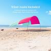 image:imageShibumi Shade 30 Version  WindPowered Beach Tent Shade Canopy  Sets Up in 3 Mins  150 Sq Ft of Shade for up to 8 People  Includes Wind Assist  UPF 50 Sun ProtectionBerry  Mint
