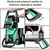 image:image2026NEW Pressure Power Washer 4500PSI with 4 Quick Connect Nozzles Inlet Hose amp Filter Foam Cannon for CarsFencesDrivewaysPatiosHome Cleaning RedNavy Blue