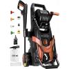 image:image2026NEW Pressure Power Washer 4500PSI with 4 Quick Connect Nozzles Inlet Hose amp Filter Foam Cannon for CarsFencesDrivewaysPatiosHome Cleaning RedRed