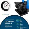 image:imageFOTING Sand Filter Pump for Above Ground Pool Pool Sand Filter with Timer 7Way MultiPort Valve Pool Pumps Above Ground 13inch 1HP 3800GPH12inch  12HP 3000GPH