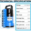 image:imageFOTING Sump Pump 34HP Automatic Submersible Water Pump 2400GPH Thermoplastic Electric Portable Transfer Water Pump for Swimming Pool Garden Pond Basement with 16ft Cord Drain Down to 004inchDrain Up to 004inch