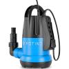 image:imageFOTING Sump Pump 34HP Automatic Submersible Water Pump 2400GPH Thermoplastic Electric Portable Transfer Water Pump for Swimming Pool Garden Pond Basement with 16ft Cord Drain Down to 004inchDrain Up to 02inch
