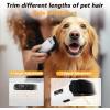 image:imageFOTING 5in1 Dog Grooming Vacuum 12000Pa Dog Clippers amp Shedding Brush Grooming Cleaning Tools Pet Grooming Vacuum 2 Suction Levels Shedding Pet Hair Home Cleaning WhiteWhite