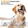 image:imageFOTING 5in1 Dog Grooming Vacuum 12000Pa Dog Clippers amp Shedding Brush Grooming Cleaning Tools Pet Grooming Vacuum 2 Suction Levels Shedding Pet Hair Home Cleaning WhiteWhite