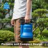 image:imageFOTING Sump Pump 14HP 1676GPH Portable Submersible Water Pump for CleanampDirty Water Removal Thermoplastic Electric Utility Pump with 10FT Cord for Pool Draining Hot Tub Garden Basement BlueBlue