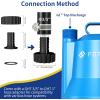 image:imageFOTING Sump Pump 14HP 1676GPH Portable Submersible Water Pump for CleanampDirty Water Removal Thermoplastic Electric Utility Pump with 10FT Cord for Pool Draining Hot Tub Garden Basement BlueBlue