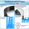 image:imageFOTING Sump Pump 14HP 1676GPH Portable Submersible Water Pump for CleanampDirty Water Removal Thermoplastic Electric Utility Pump with 10FT Cord for Pool Draining Hot Tub Garden Basement BlueBlue