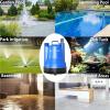 image:imageFOTING Sump Pump 14HP 1676GPH Portable Submersible Water Pump for CleanampDirty Water Removal Thermoplastic Electric Utility Pump with 10FT Cord for Pool Draining Hot Tub Garden Basement BlueBlue