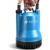 image:imageFOTING Sump Pump 14HP 1676GPH Portable Submersible Water Pump for CleanampDirty Water Removal Thermoplastic Electric Utility Pump with 10FT Cord for Pool Draining Hot Tub Garden Basement BlueBlue