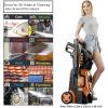 image:image2026Upgraded Pressure Washer 5000PSI with Adjustable Touch Screen 8 Level 34 Tall 4 Quick Connect NozzlesInlet HoseampFilteramp500mlFoam Cannon for CarsFencesDrivewaysHome CleaningBlueRed