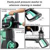 image:image2026Upgraded Pressure Washer 5000PSI with Adjustable Touch Screen 8 Level 34 Tall 4 Quick Connect NozzlesInlet HoseampFilteramp500mlFoam Cannon for CarsFencesDrivewaysHome CleaningBlueBlue