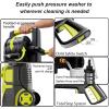 image:image5000 MAX PSI Pressure Washer 2026 NEW Touch Screen 8 Level 4 Nozzles and FOAM Cannon Power Cleaner RedYellow
