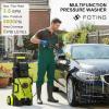 image:image5000 MAX PSI Pressure Washer 2026 NEW Touch Screen 8 Level 4 Nozzles and FOAM Cannon Power Cleaner RedYellow