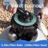 image:imageFOTING Sand Filter Pump for Above Ground Pool with 24H Timer Pool Pumps Above Ground with 7Way Valve Pool Sand Filter for Efficient Circulation amp Filtration 16in18in