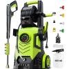 image:image5000 MAX PSI Pressure Washer 2026 NEW Touch Screen 8 Level 4 Nozzles and FOAM Cannon Power Cleaner RedYellow